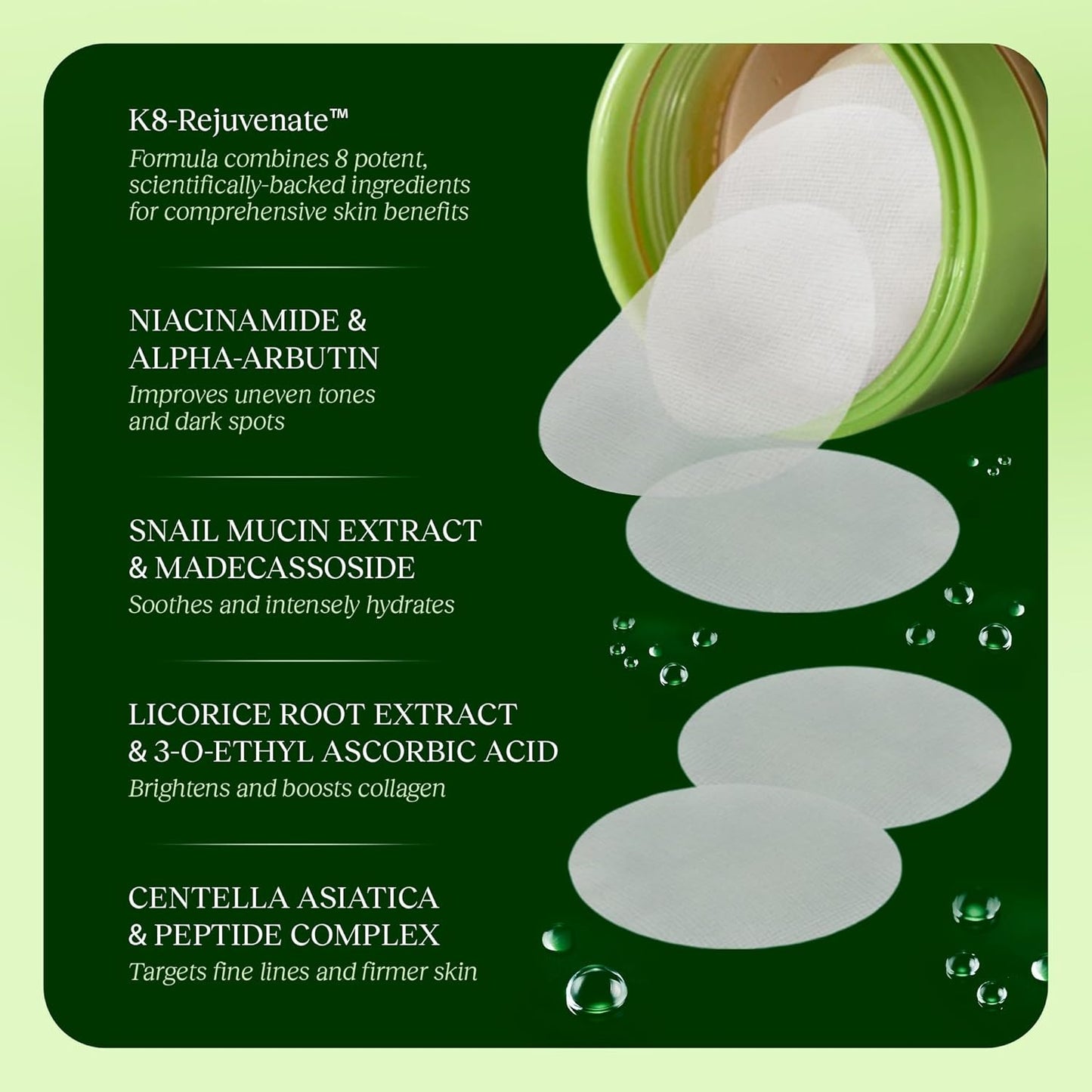 Korean Skincare™ Anti-Aging Toner Pads 100pcs