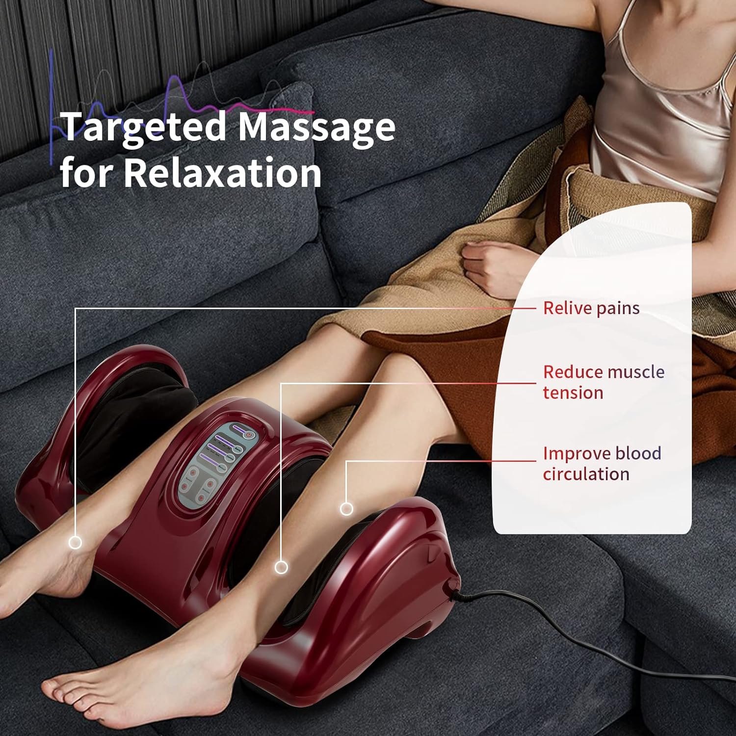 MedicPure Shiatsu Foot & Leg Deep Tissue Massage